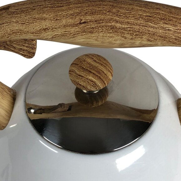 MasterClass Pink Heart Tea Kettle Whistling Stainless Steel Premium 2.6 QT - Picture 6 of 9